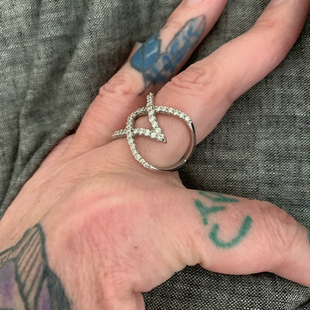 1ct diamond fashion ring